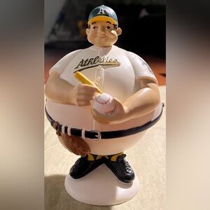2004 Dept. 56 MLB Flip Tops Oakland A’s Peanut/Candy Dish